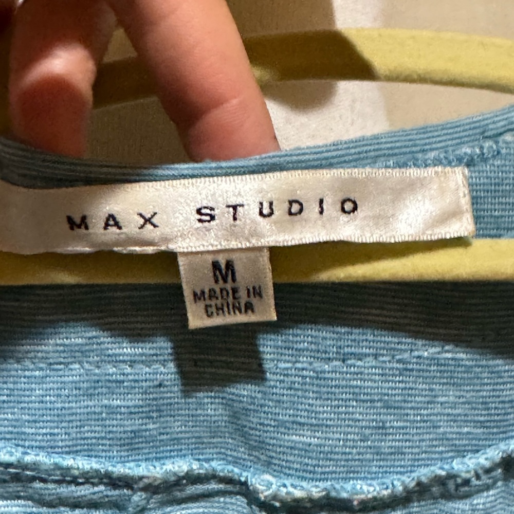 Max Studio Women's Dress Size
M Blue Maxi Viscose Spandex
Sleeveless - Picture 3 of 3
